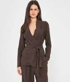 Blazer con cintura
