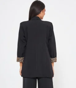 Blazer con risvolti