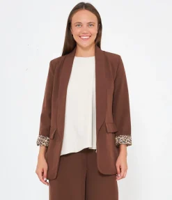 Blazer con risvolti