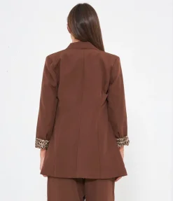 Blazer con risvolti