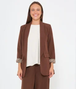 Blazer con risvolti