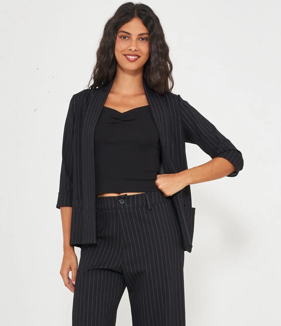 Blazer gessato