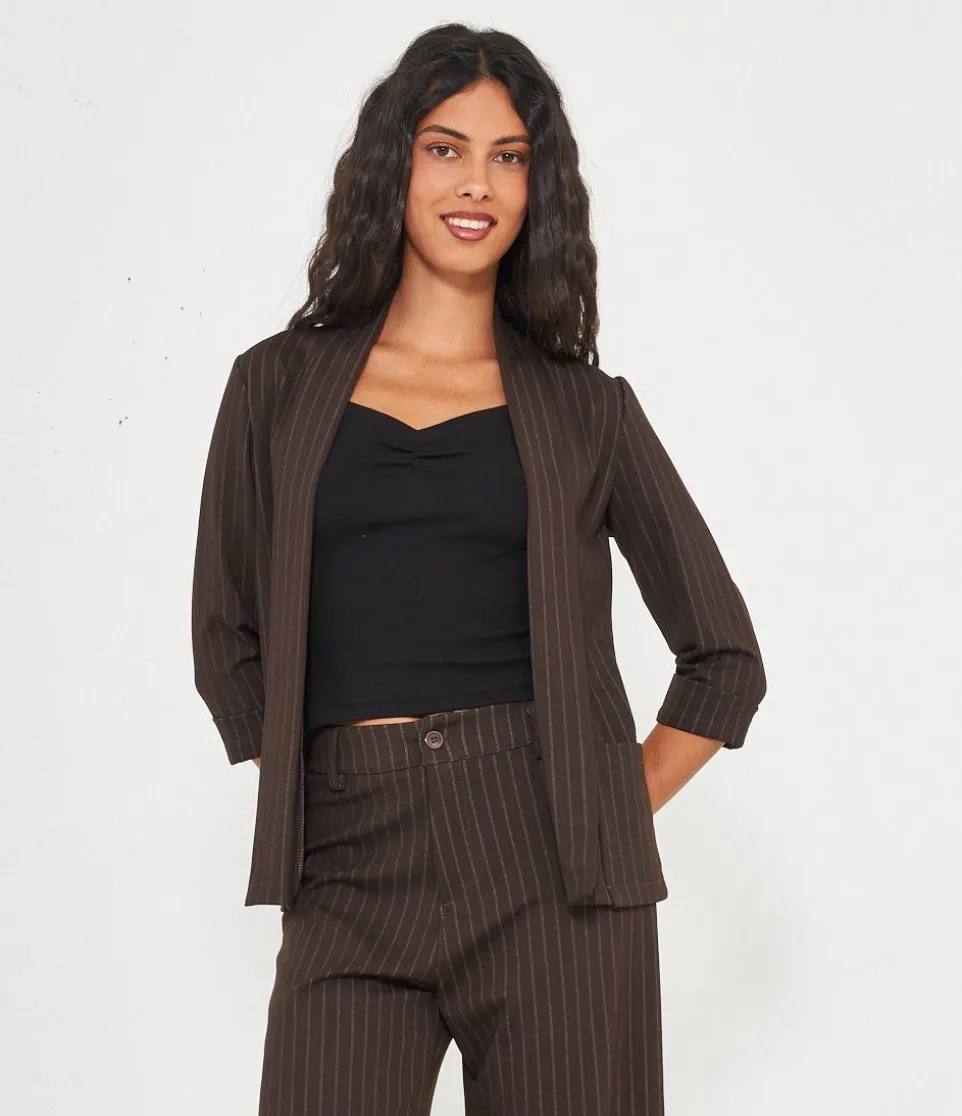 Blazer gessato