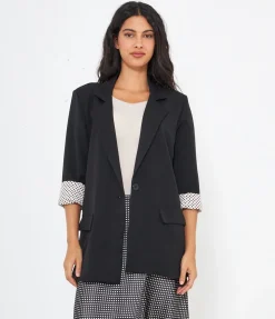 Blazer risvolti pois