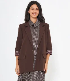 Blazer risvolti pois