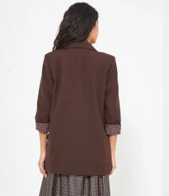 Blazer risvolti pois