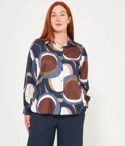 Camicia fantasia geometrica