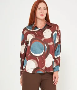 Camicia fantasia geometrica
