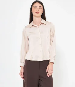 Camicia in raso