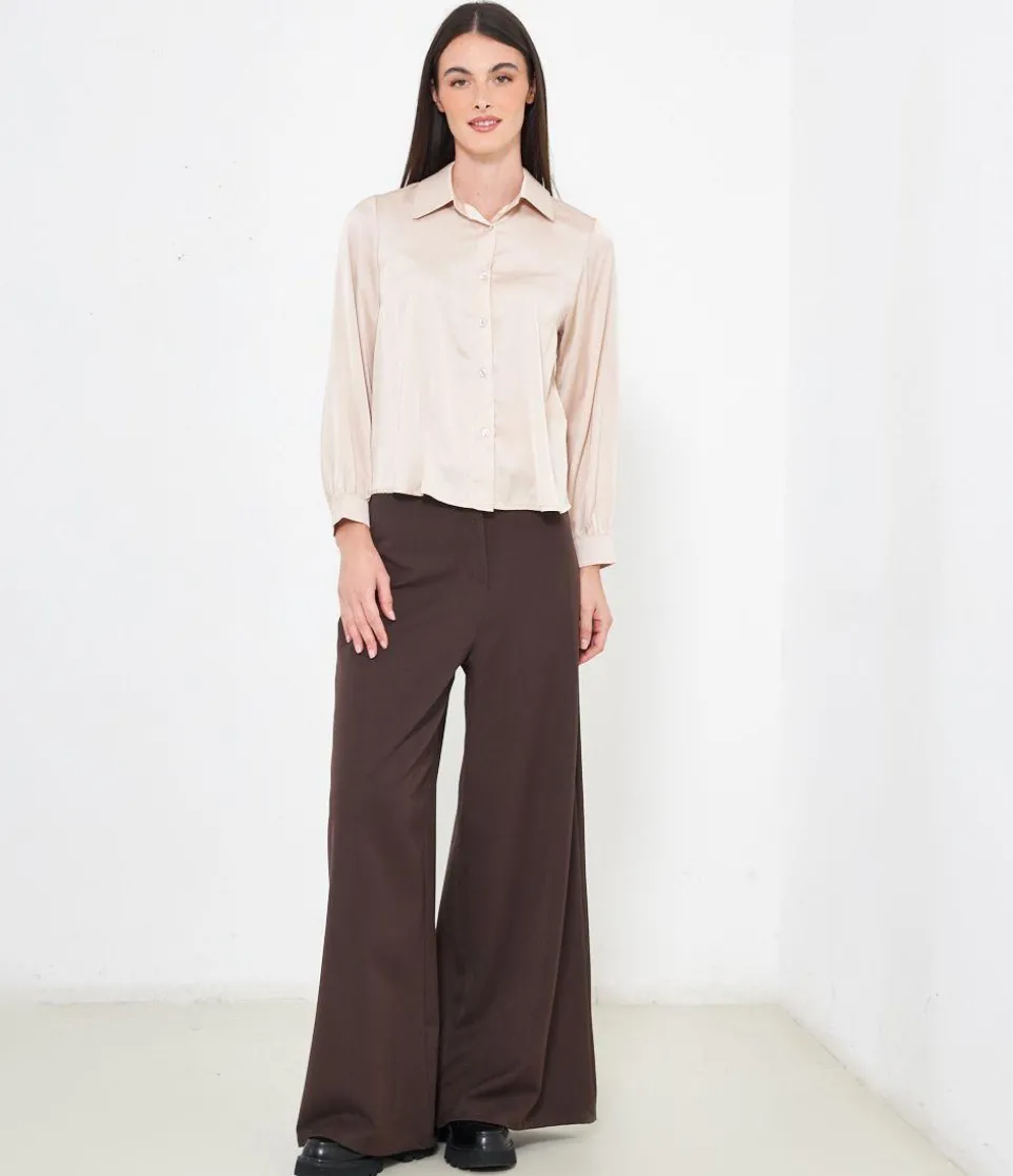 Camicia in raso