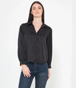 Camicia in raso