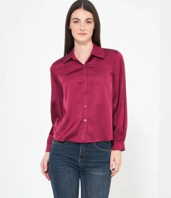 Camicia in raso