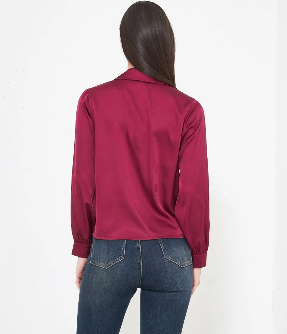 Camicia in raso