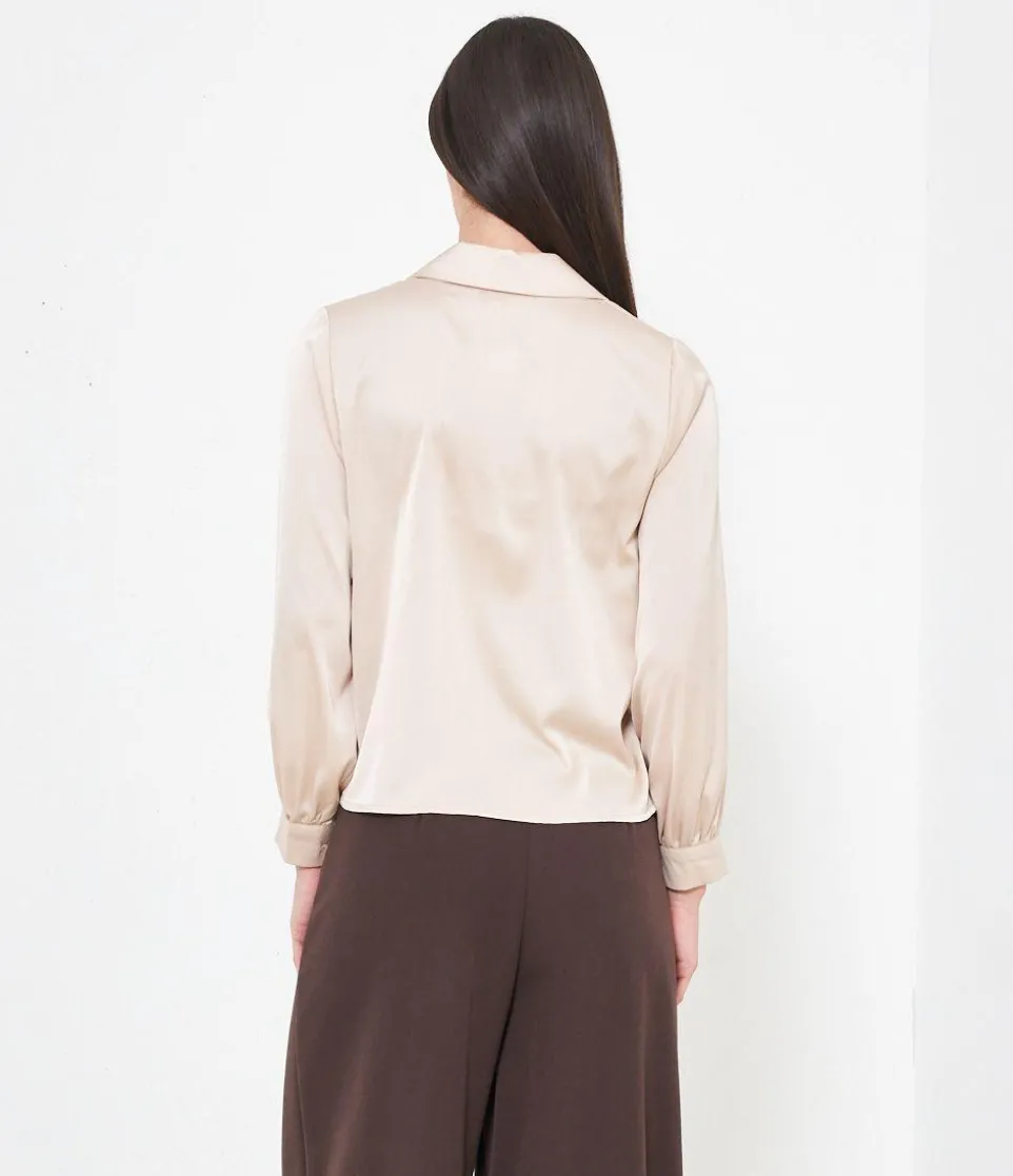 Camicia in raso