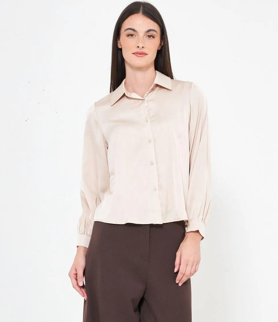 Camicia in raso