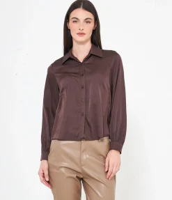 Camicia in raso