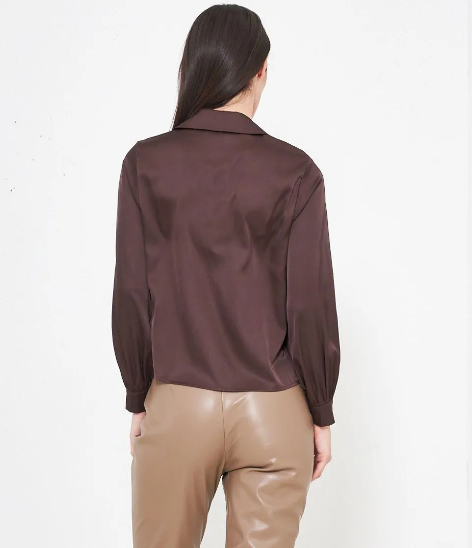 Camicia in raso