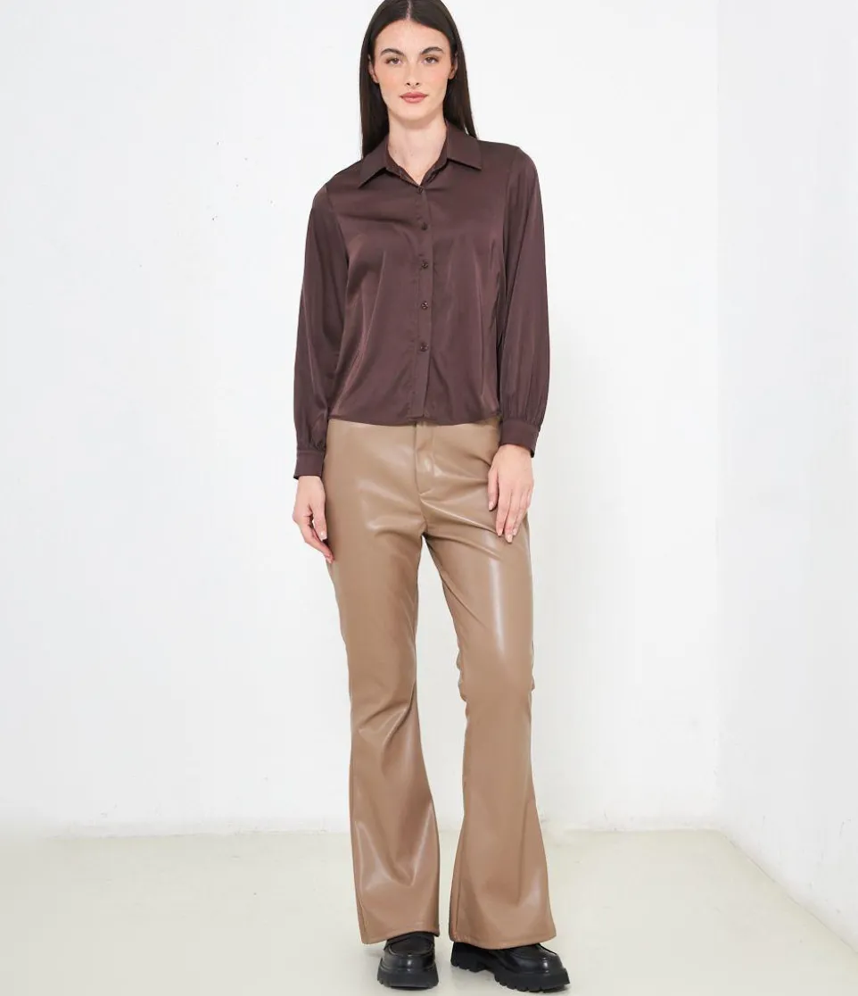 Camicia in raso