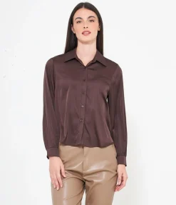 Camicia in raso