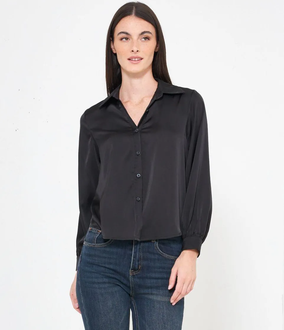 Camicia in raso