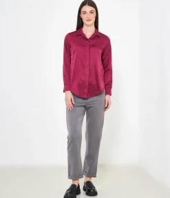 Camicia in raso