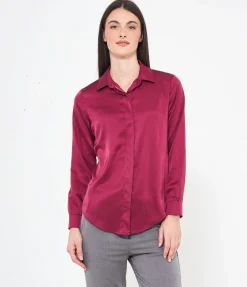Camicia in raso