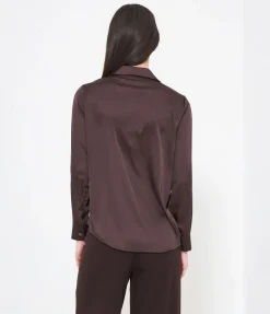 Camicia in raso
