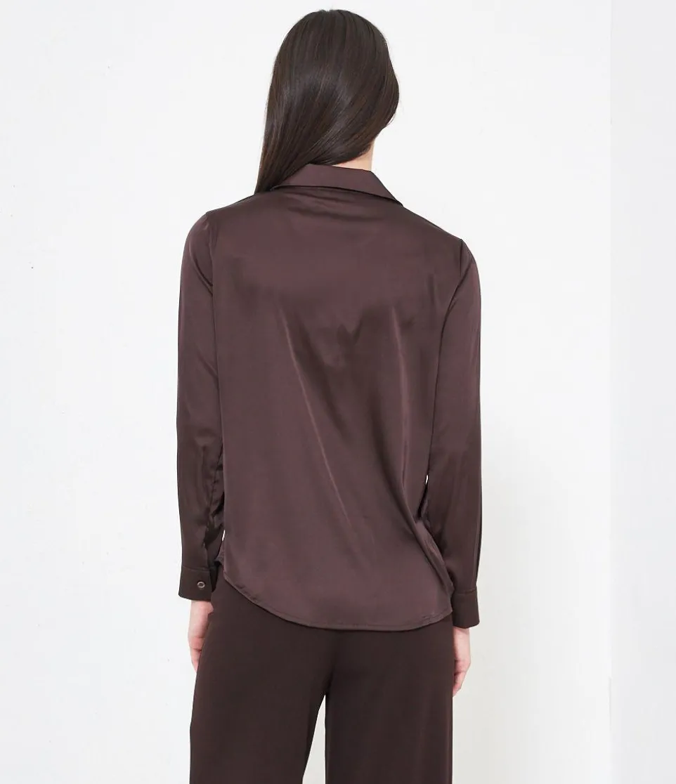 Camicia in raso