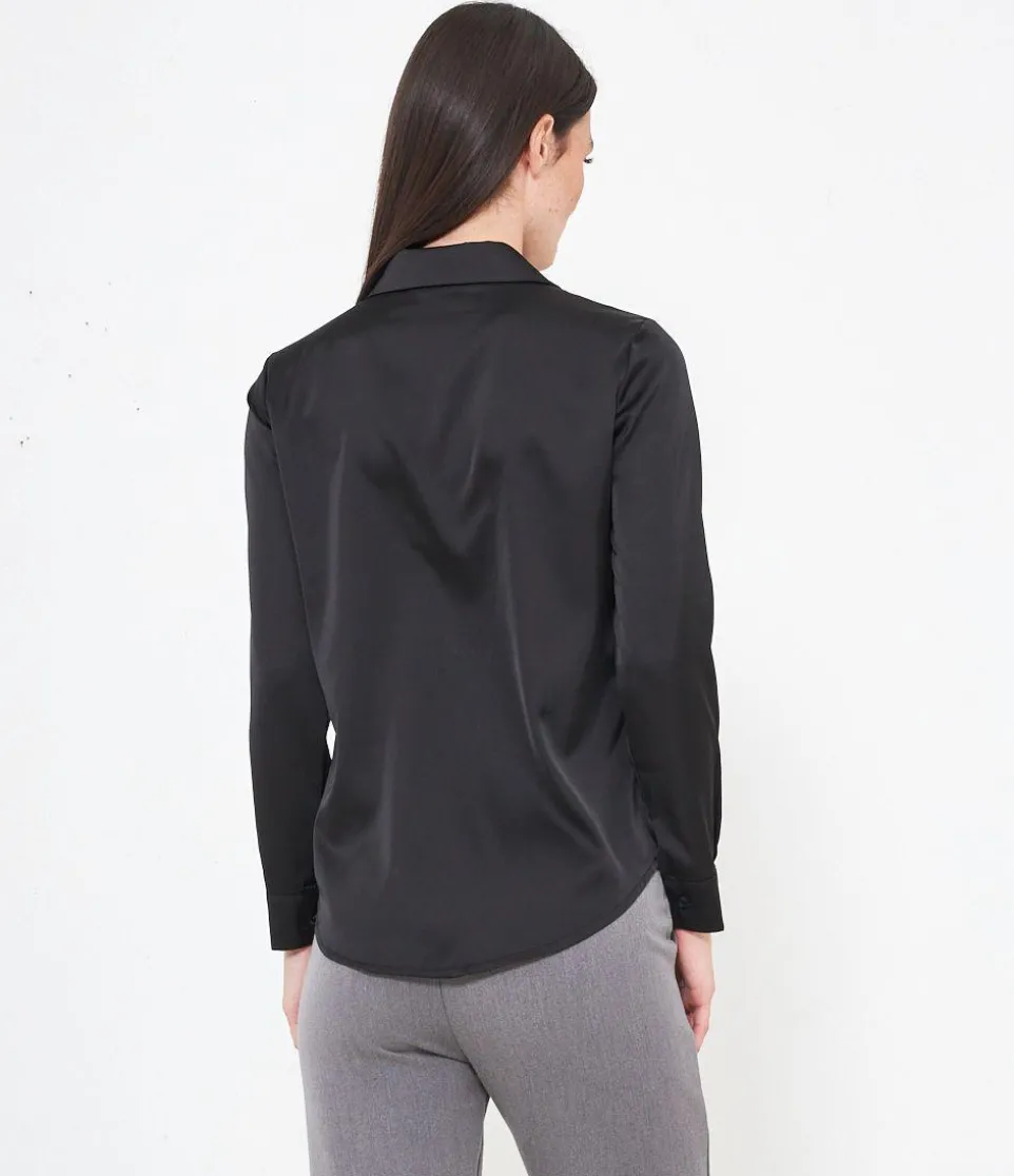 Camicia in raso