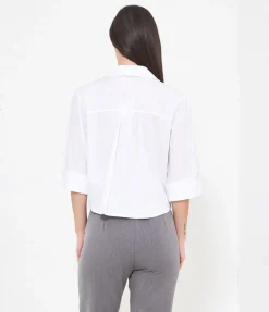 Camicia maniche a tre quarti