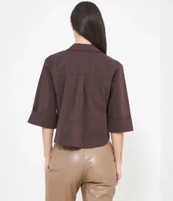 Camicia maniche a tre quarti