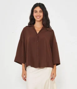 Camicia maniche ampie