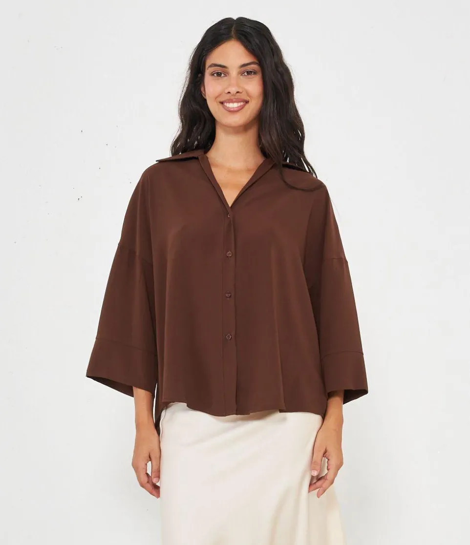 Camicia maniche ampie