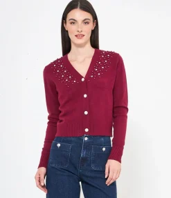 Cardigan bottoni gioiello