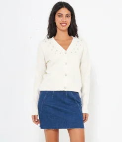 Cardigan bottoni gioiello