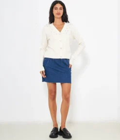 Cardigan bottoni gioiello
