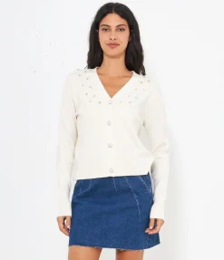 Cardigan bottoni gioiello