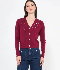 Cardigan bottoni gioiello
