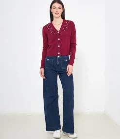 Cardigan bottoni gioiello