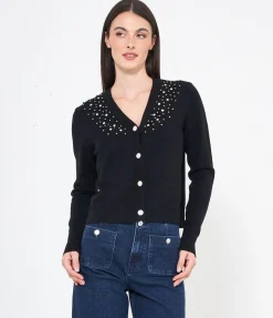 Cardigan bottoni gioiello