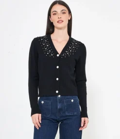 Cardigan bottoni gioiello