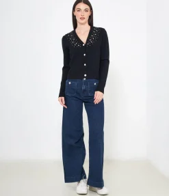 Cardigan bottoni gioiello