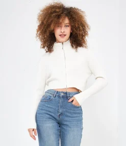 Cardigan con zip