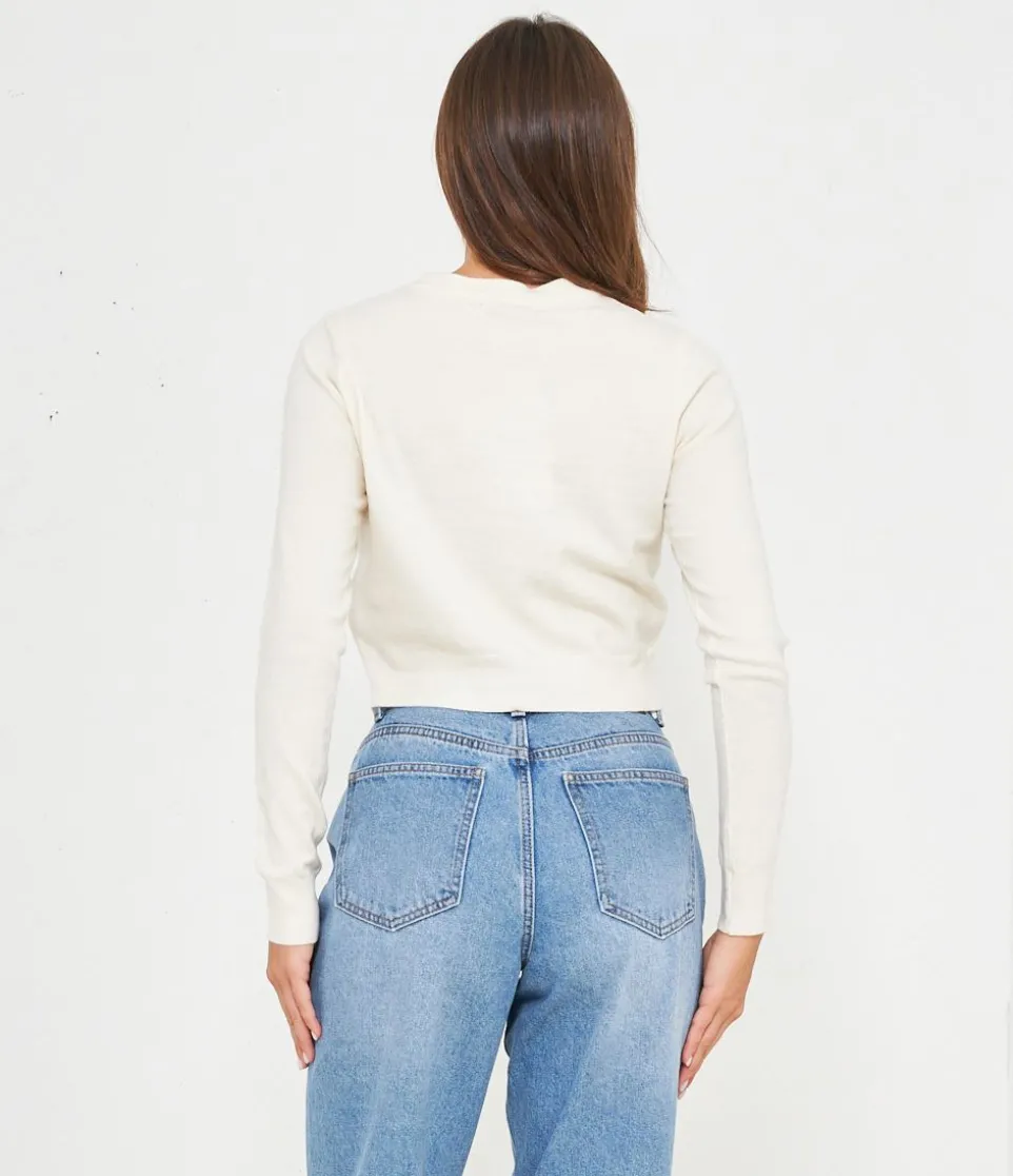 Cardigan crop
