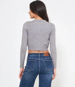 Cardigan crop
