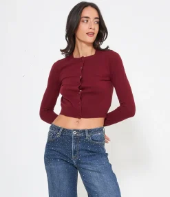 Cardigan crop