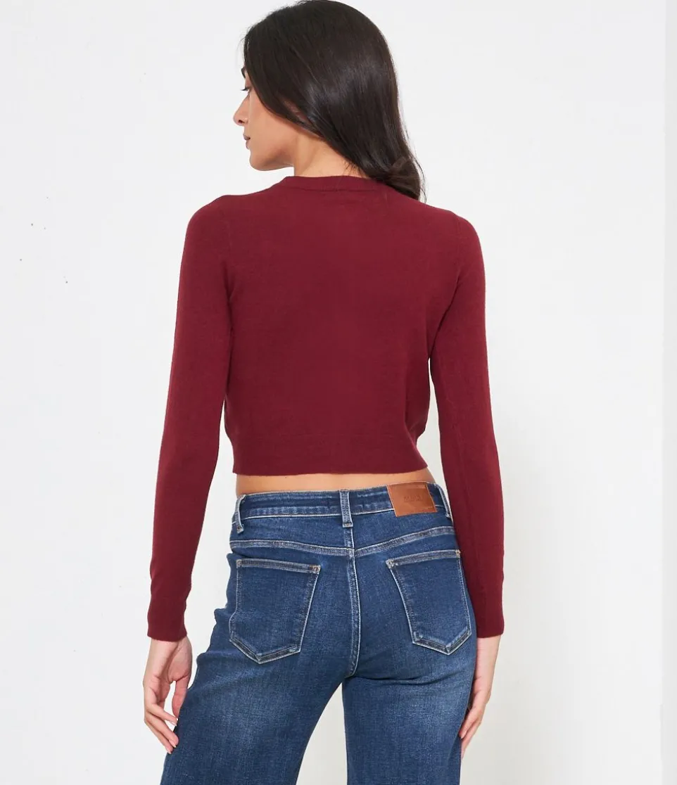 Cardigan crop