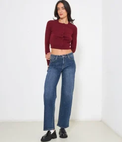 Cardigan crop