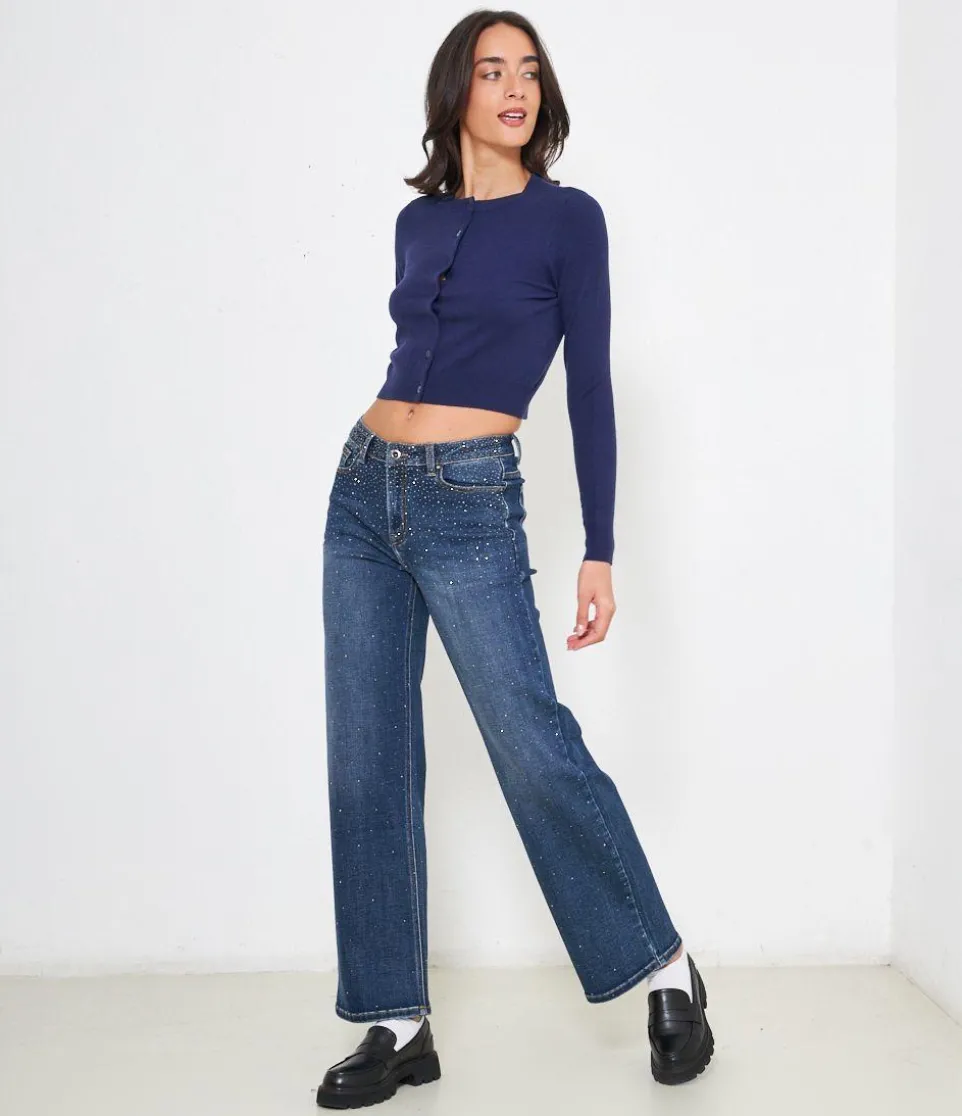 Cardigan crop