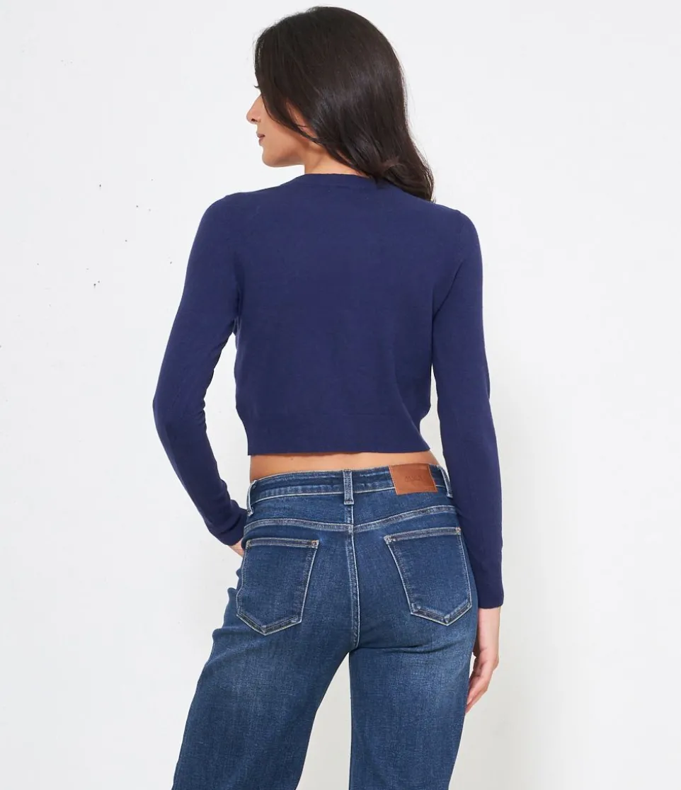 Cardigan crop
